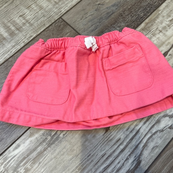 Carter’s Navy/ White Floral Flutter Top & Pink Skort Set Size 3M - Picture 5 of 7